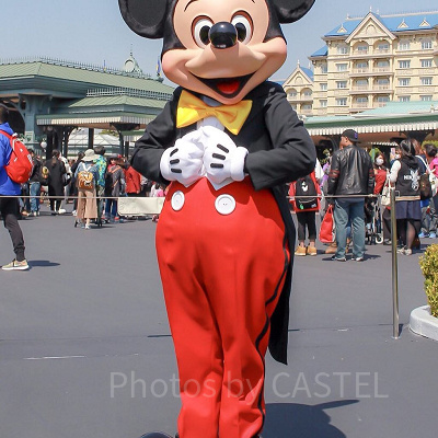 ディズニーランドで会えるミッキー