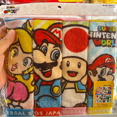 マリオキャラクターミニタオルセット