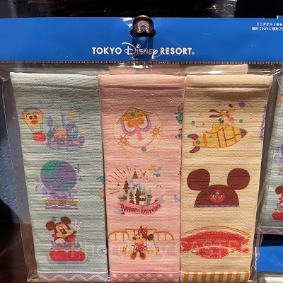 ミニタオルセット（パークモチーフグッズ）