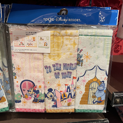 ミニタオルセット（ディズニー窓&ドアグッズ）