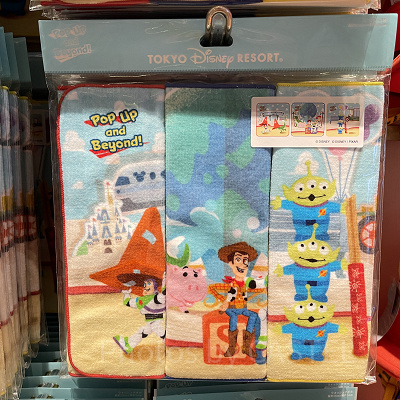 ミニタオルセット（トイ・ストーリー×東京ディズニーリゾートグッズ）