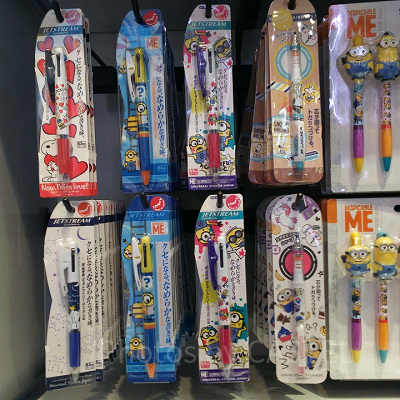 ミニオンとスヌーピーのジェットストリームシリーズも人気（2018年）