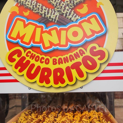ミニオンのチョコバナナ・チュリトス