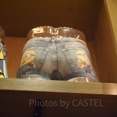 ミニオンデニム柄パンツ