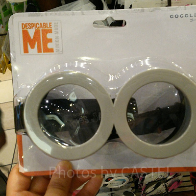 ミニオンのゴーグル伊達メガネ：2,500円