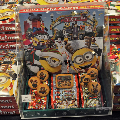 MINION MERRY CHRISTMASのプリントクッキー