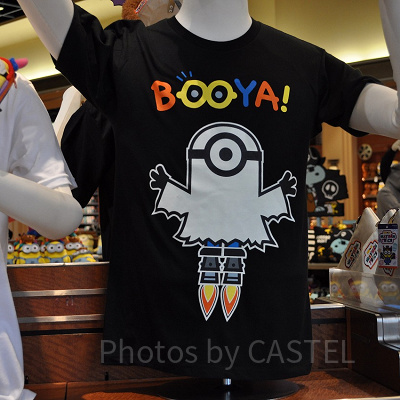ミニオン「MINIONS MAYHEM TRICK」BOOYA!Tシャツ（黒・夜光）