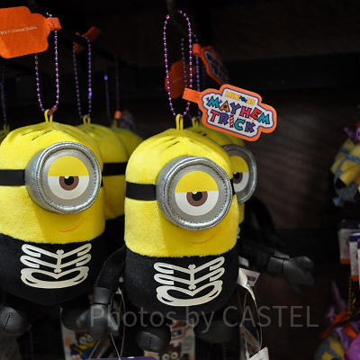 ミニオン「MINIONS MAYHEM TRICK」スチュアートのガイコツキーチェーン
