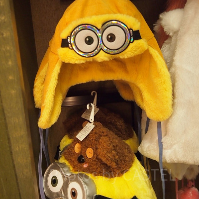 ミニオン耳あて付きぬいぐるみハット