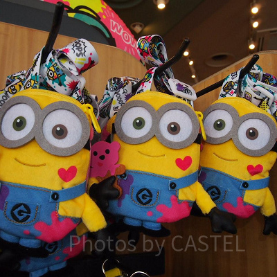 ミニオンのぬいぐるみパスケース