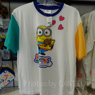 ミニオンTシャツ　(ホワイト・ボブ)