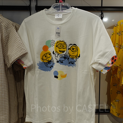 ミニオンTシャツ(ホワイト・ペイント風)