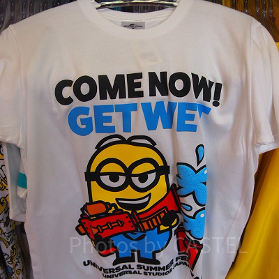 ミニオンの水鉄砲「GET WE」Tシャツ