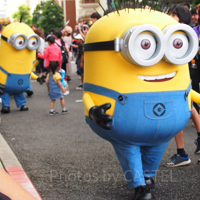 USJのミニオンたち