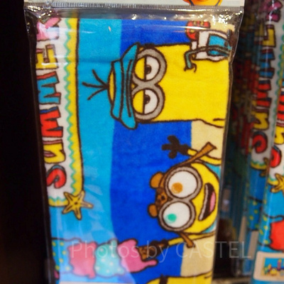「MINIONS SUMMER」シリーズのフェイスタオル