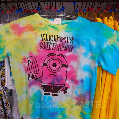 「MINIONS SUMMER」シリーズのタイダイTシャツ