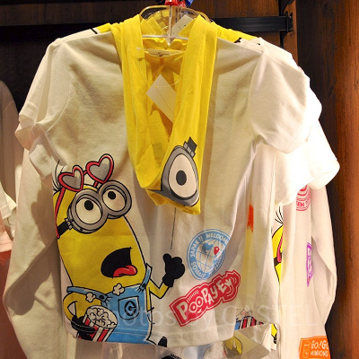 MINIONS TRAVELフード付きTシャツ（キッズ）