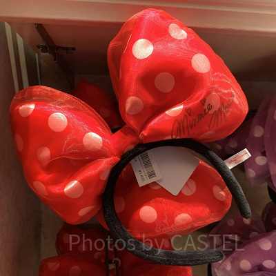 ミニーシフォンリボンカチューシャ（レッド）