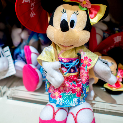 ミニー晴れ着ぬいぐるみ