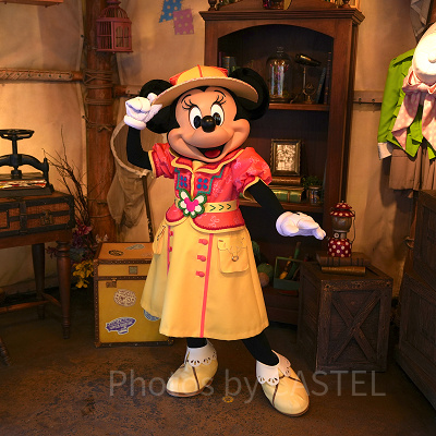 ミッキー＆フレンズ・グリーティングトレイルのミニーちゃん