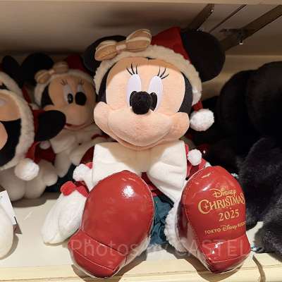 ミニーぬいぐるみ(クリスマスグッズ2025)