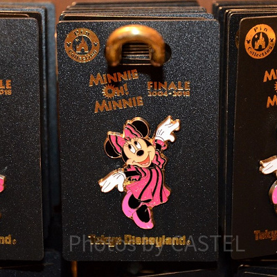 ミニー（ピンク）ピンバッジ