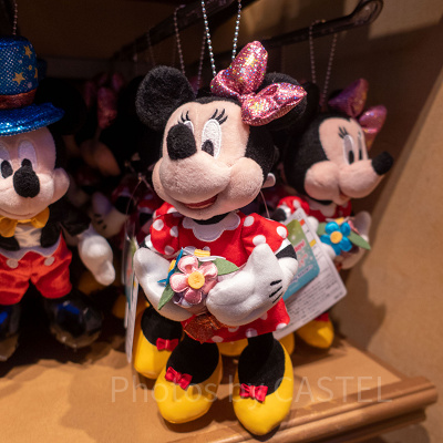 ミニーぬいぐるみバッジ