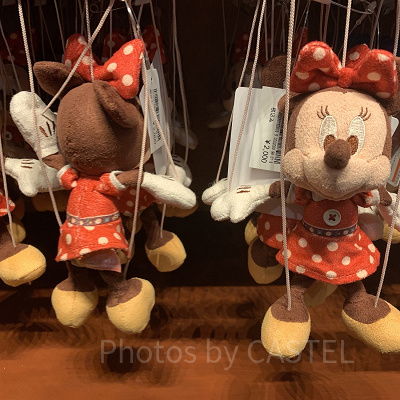 ミニーぬいぐるみバッジ