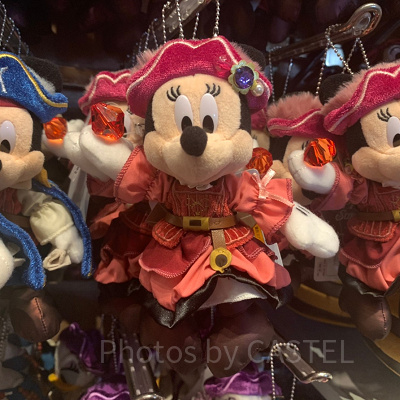 ミニーぬいぐるみバッジ