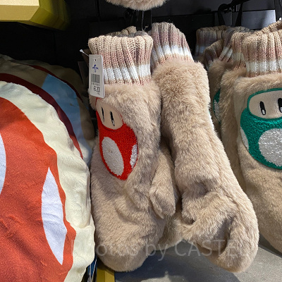 スーパーマリオ「キノコ」のミトン