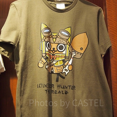 モンハンTシャツカーキ