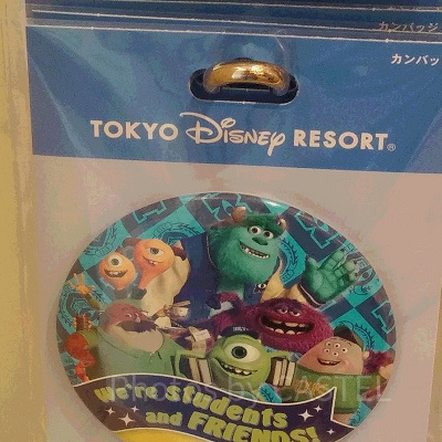 モンスターズインク缶バッチ