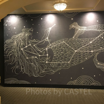 「スターバックス コーヒー トレイダーズ・パッセージ店」の壁画