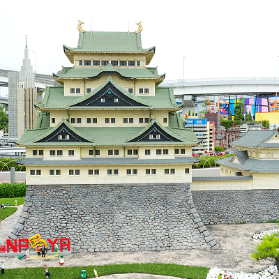 ミニランド内の名古屋城