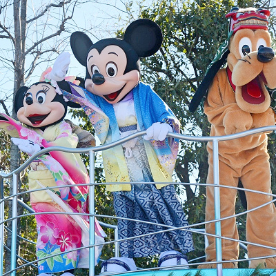 ディズニーランドの「ニューイヤーズ・グリーティング」