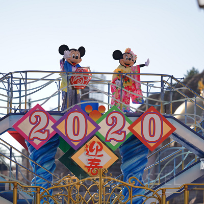 お正月のミッキー・ミニー