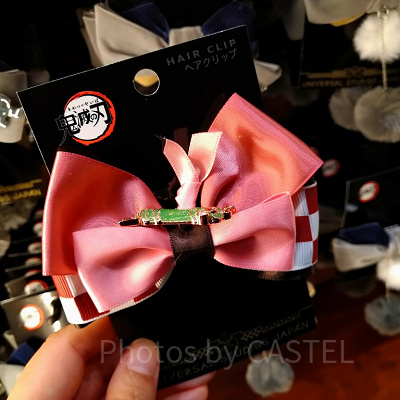 禰豆子のリボンヘアクリップ