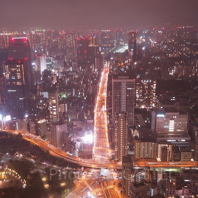 トップデッキからの夜景