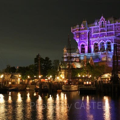 ディズニーシーの夜景