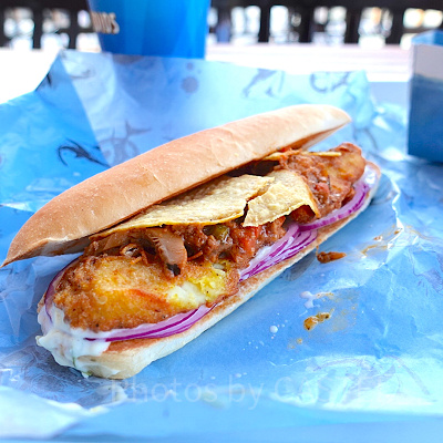 ベストコンビ・サンドセット～サメ肉＆ミートソース～（アミティ・ランディングレストラン）