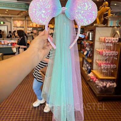 オーガンジーミニースパンコールカチューシャ