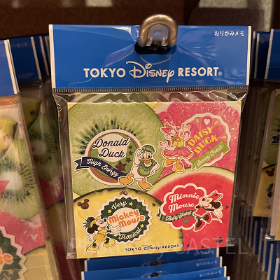 おりがみメモ（ディズニー夏のフルーツグッズ）