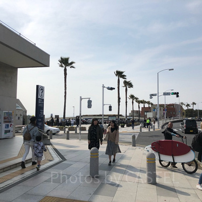 P3：江ノ電駐車センター駐車場入口