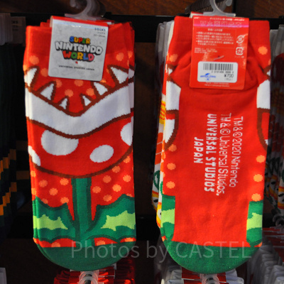 パックンフラワーのレディースソックス