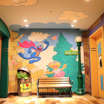 パークの人気者セサミストリートのコンセプトフロア