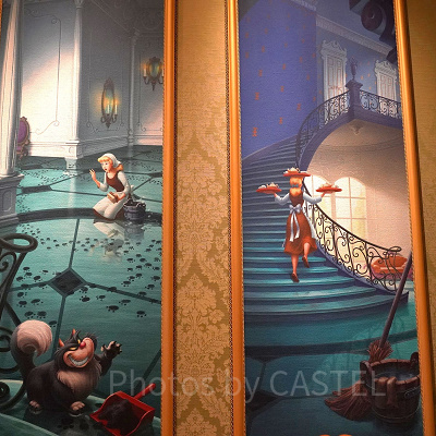 8つの絵画の一部 シンデレラのフェアリーテイルホール