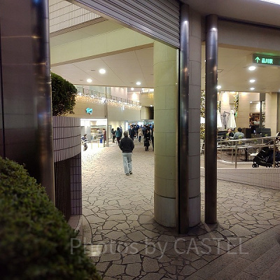 アクアパークに行くまでの通路