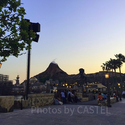 演出やパークの景観に注意