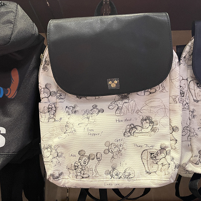 鉛筆スケッチリュック