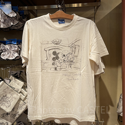 鉛筆スケッチTシャツ